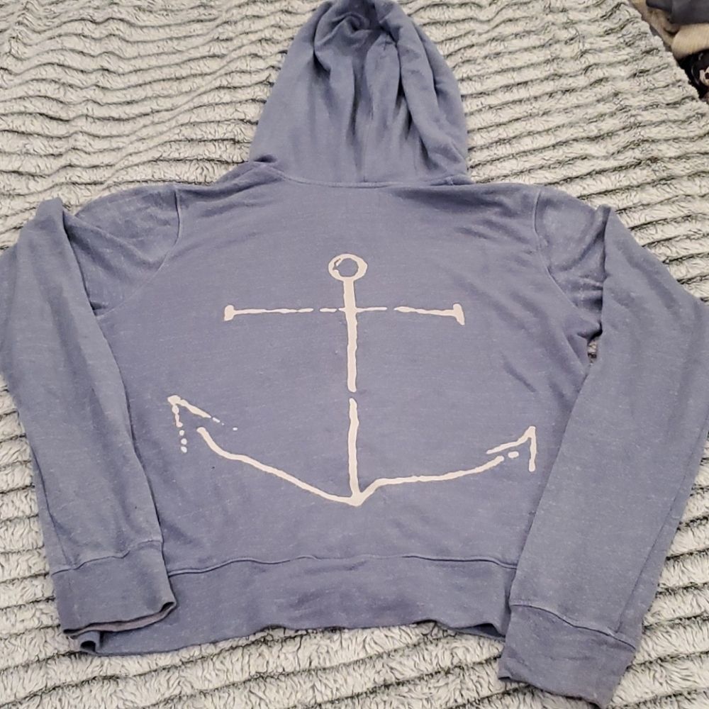 Light blue Sundry anchor zip up size 1